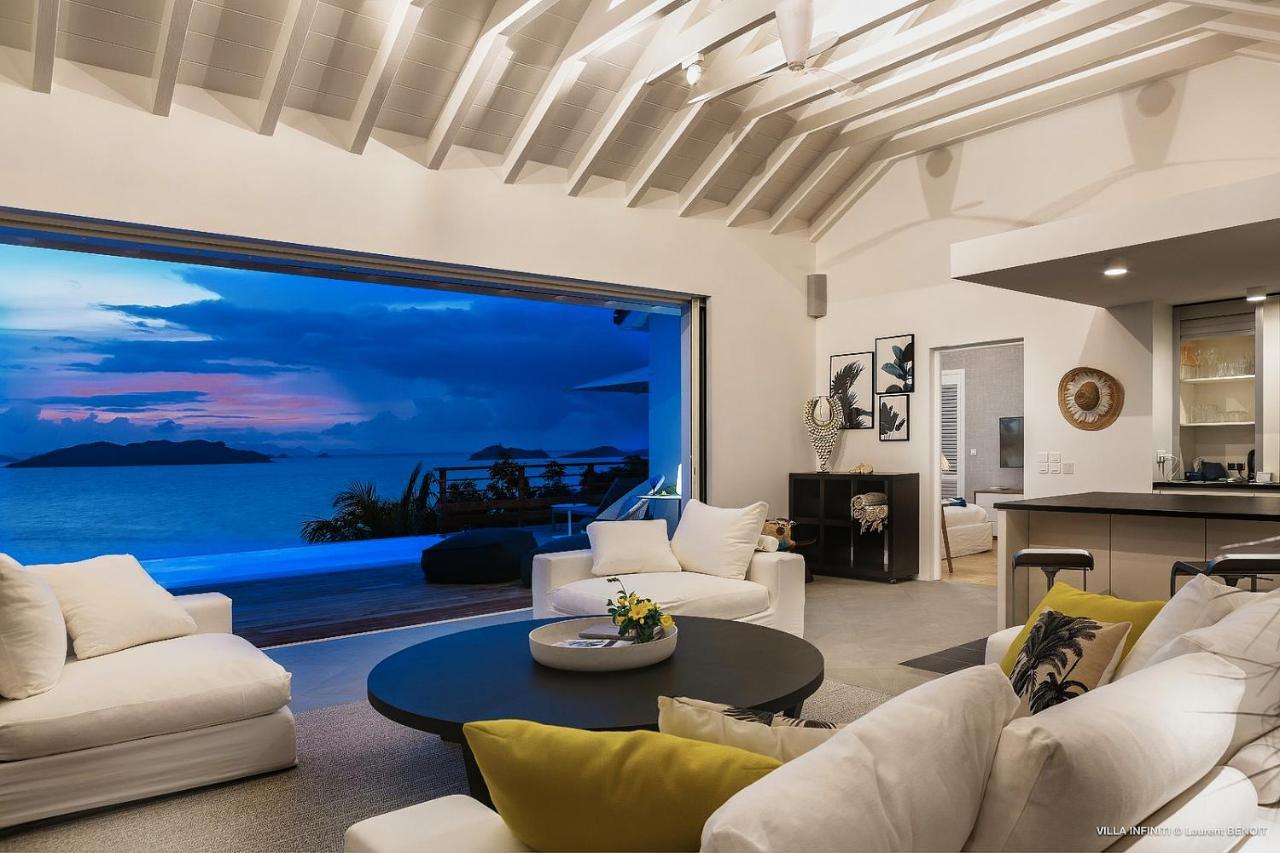 Infiniti Entire Luxury Villa Breath Taking View In St Barth Pointe Milou Extérieur photo